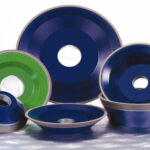 "CBN grinding wheel cutting metal workpiece"